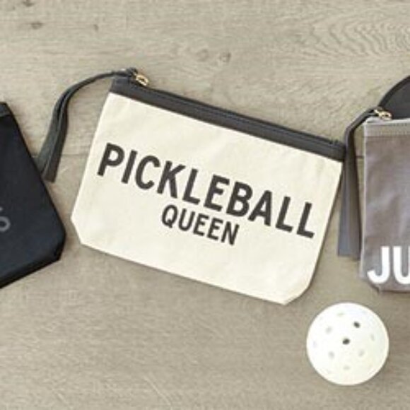 Canvas Pouch - Pickleball Queen - Picture 2 of 2